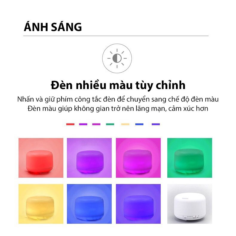 Máy phun sương tạo ẩm Jiashi khuếch tán tinh dầu tích hợp loa bluetooth hẹn giờ điều khiển từ xa - MPS04