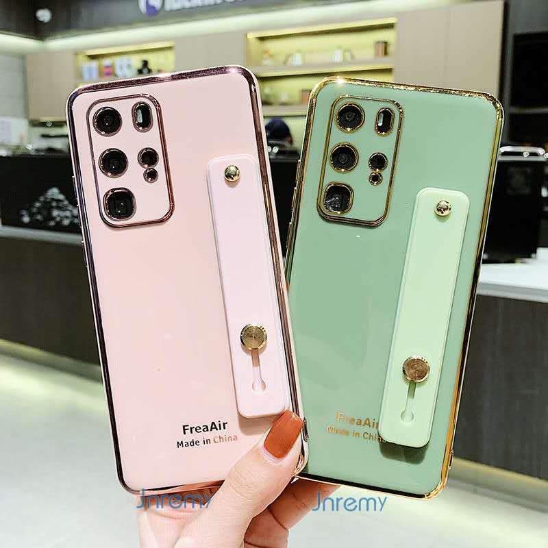 Ốp điện thoại dẻo mạ 6D kèm vòng đeo tay chống sốc cho XIAOMI REDMI NOTE 11 PRO 10 10S 11T 11 LITE POCO M4 PRO M3 X3 NFC