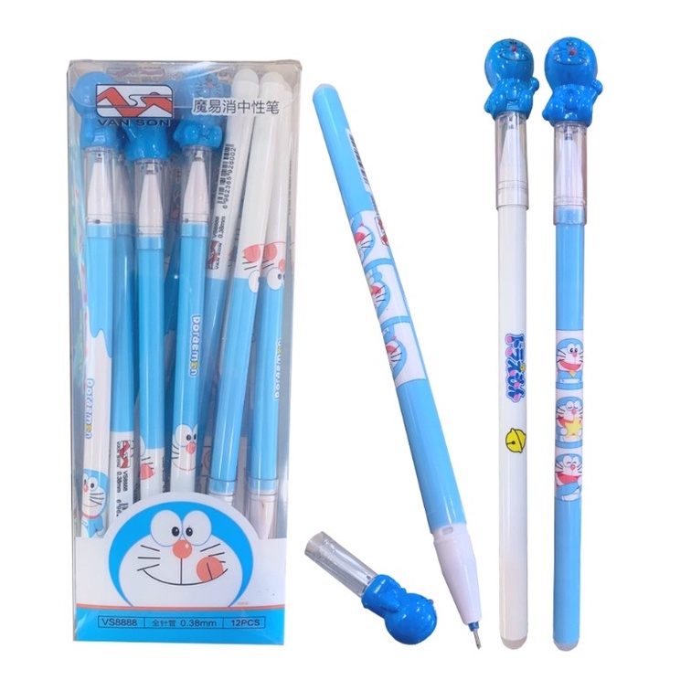 Bút viết xoá được Doraemon Vân Sơn VS8888 / Bút xóa được Doremon 0.5mm