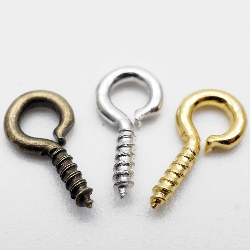 Set 100 Móc Khóa Đinh Tán Dùng Để Làm Trang Sức DIY