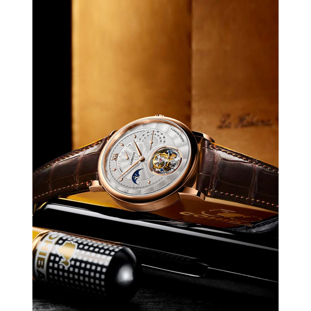 Đồng hồ nam chính hãng Lobinni Tourbillon No.8883-1