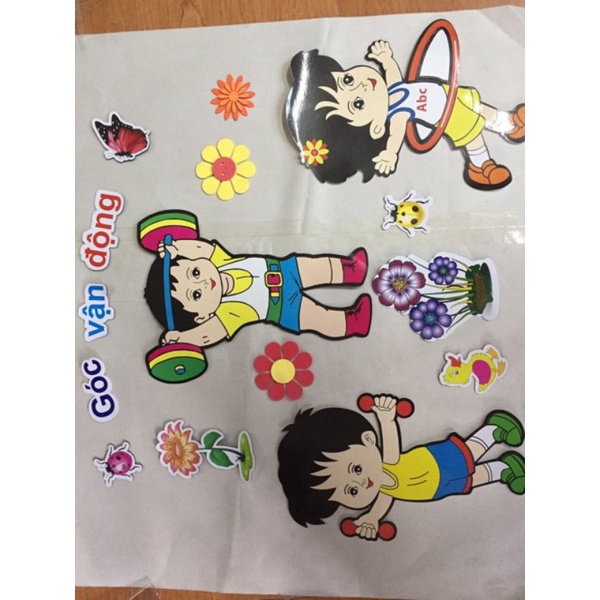 Tranh góc xốp theo bộ giành cho mầm non