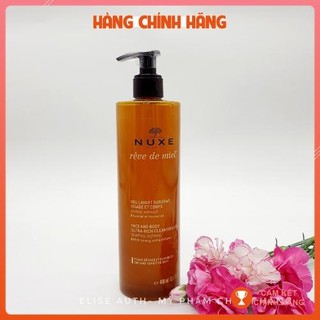 Sữa rửa mặt nuxe mật ong 200ml/400ml cho da thường da khô