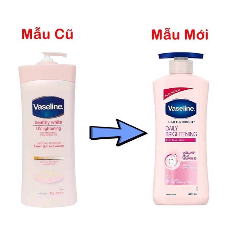 Sữa Dưỡng Thể Vaseline 725ml Body Lotion Trắng Da, Cấp Ẩm Chuyên Sâu