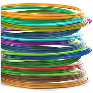 10 Piece Printer Filament for 3D Print Pen Multicolor Pack 1.75mm