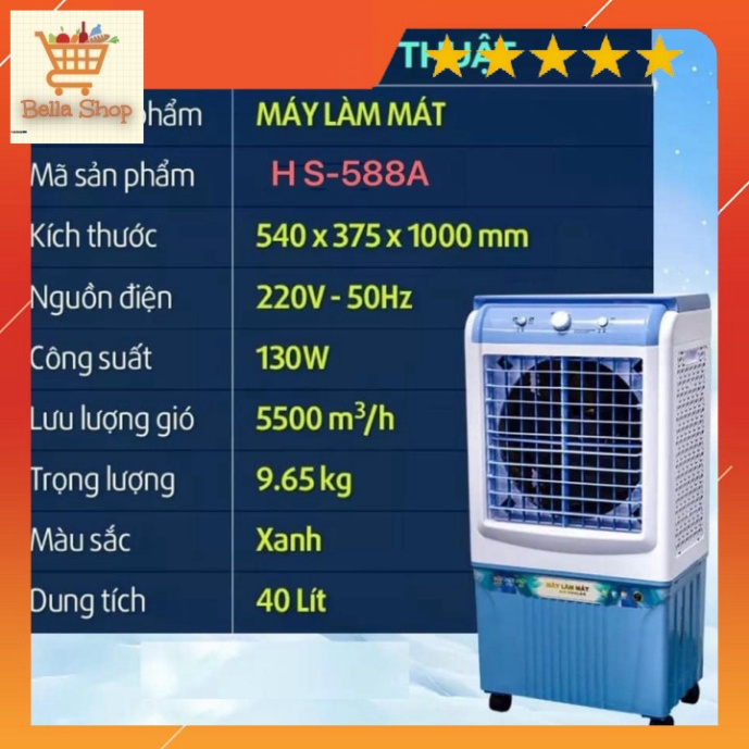 [NEW] QUẠT ĐIỀU HOÀ độ ẩm HS-35A /HS-588A SIÊU tiện nghi CHO ngày hè lanh tanh SALE SỐC.