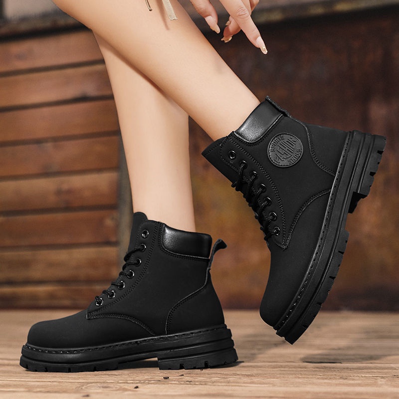 Size 35-44 Giày Bốt Martin Cổ Cao Chống Trượt Thời Trang Mùa Thu 2022
