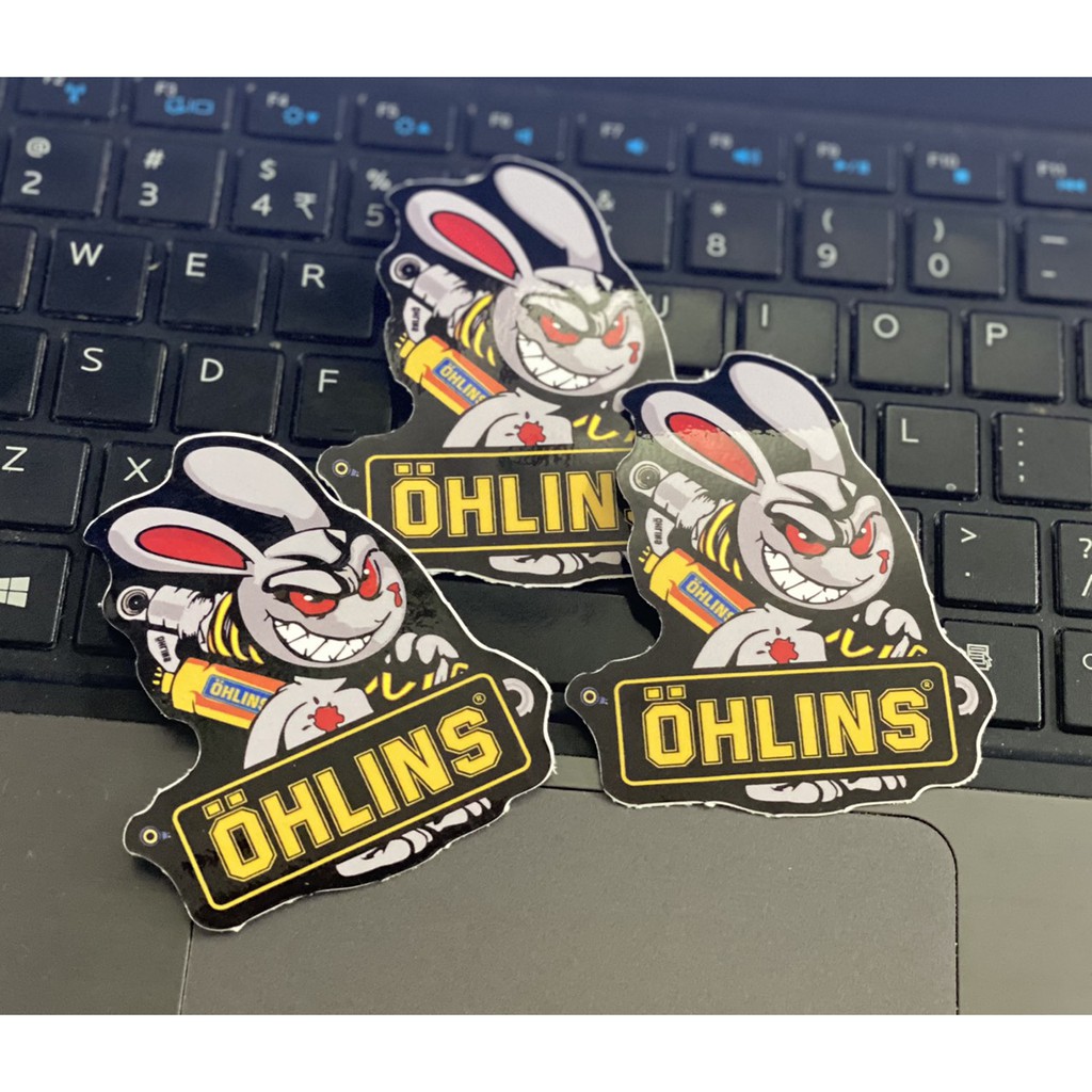 Tem lẻ sticker thỏ ohlins