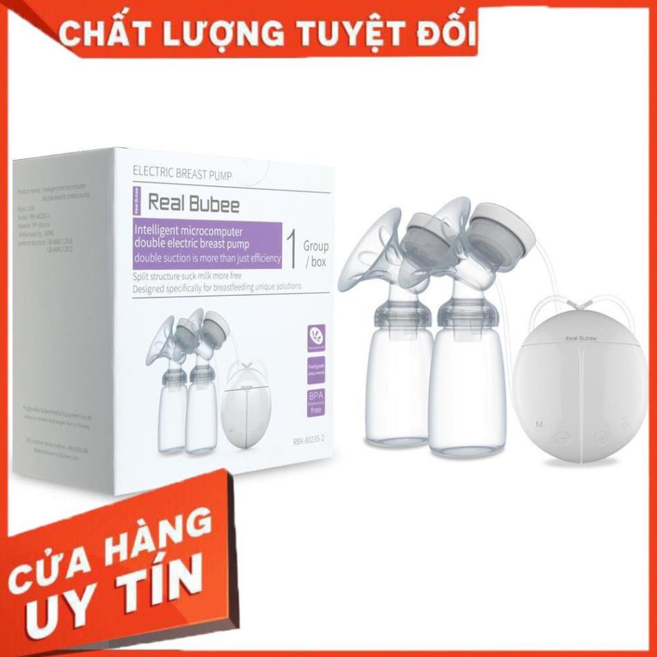 Máy vắt sữa điện đôi chính hãng hàng về thêm Realbubee. Máy xuất Anh