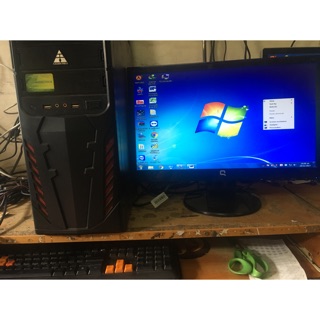 Bộ máy h81 ram 4g hdd 250g màn hinh 19 led sáng đẹp
