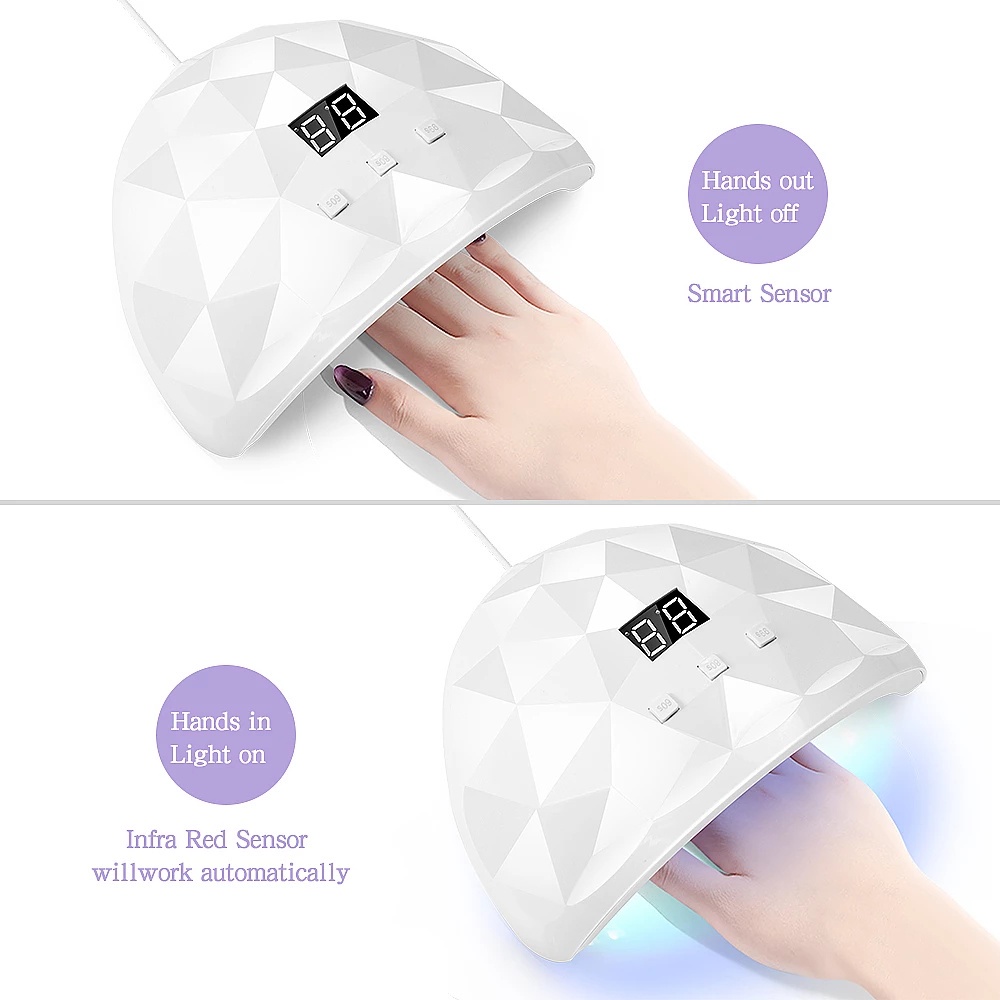 Đèn Sấy Khô Móng Tay Bằng Tia UV Giao Diện USB 2 Kiểu Tùy Chọn Chuyên Dụng Cho Tất Cả Các Gel /