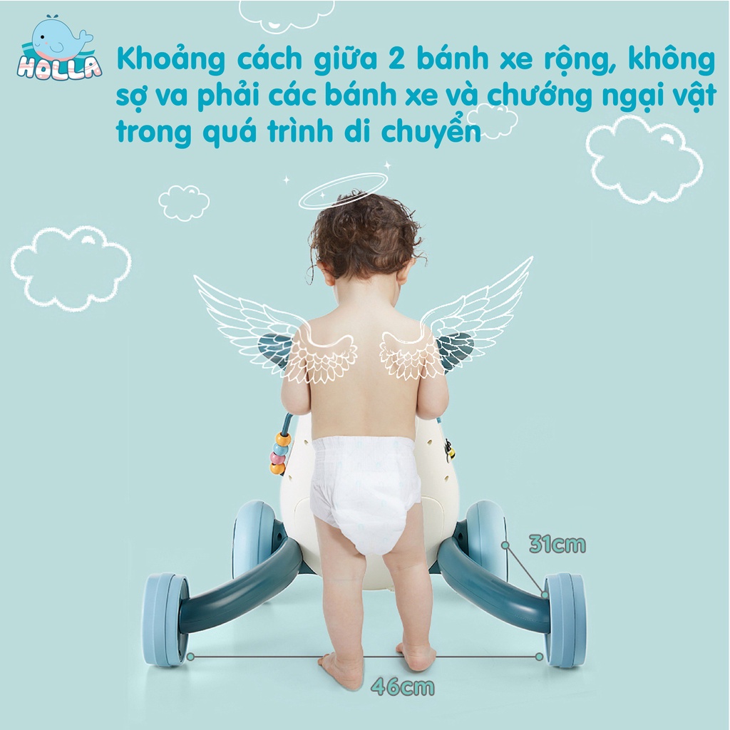 Xe Tập Đi Chống Lật HOLLA Cao Cấp HL-0284