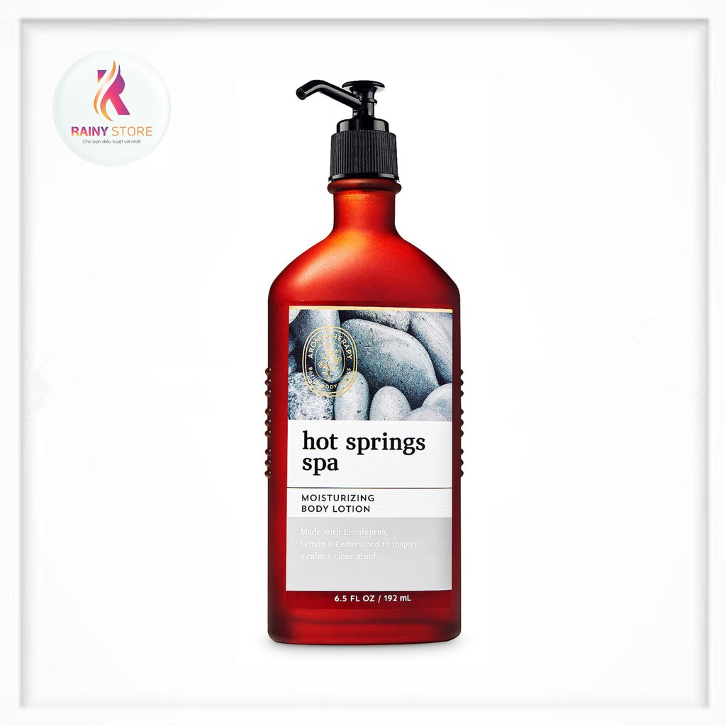 Sữa dưỡng thể thư giãn Bath & Body Works Aromatherapy Relaxing Sandalwood Eucalyptus 192ml