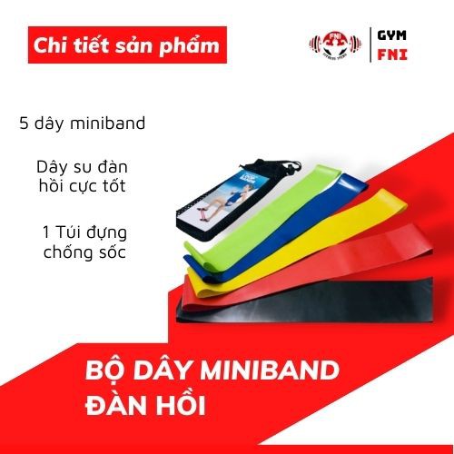 Dây Tập Mông, Dây Kháng Lực MINIBAND Tập Mông Căng Tròn Cho Chị Em