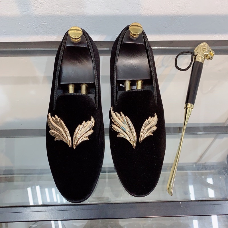 Giầy tây, giày da nam chất nhung cao cấp, kiểu dáng loafer : : 26