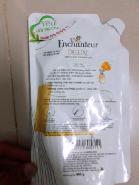 Sũa tắm enchantuer 450g dạng túi