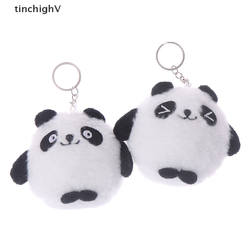 [TinchighV] Móc Khóa Gấu Trúc Nhồi Bông Dễ Thương Dành Cho Cặp Đôi / Túi Xách / Xe Hơi 2022