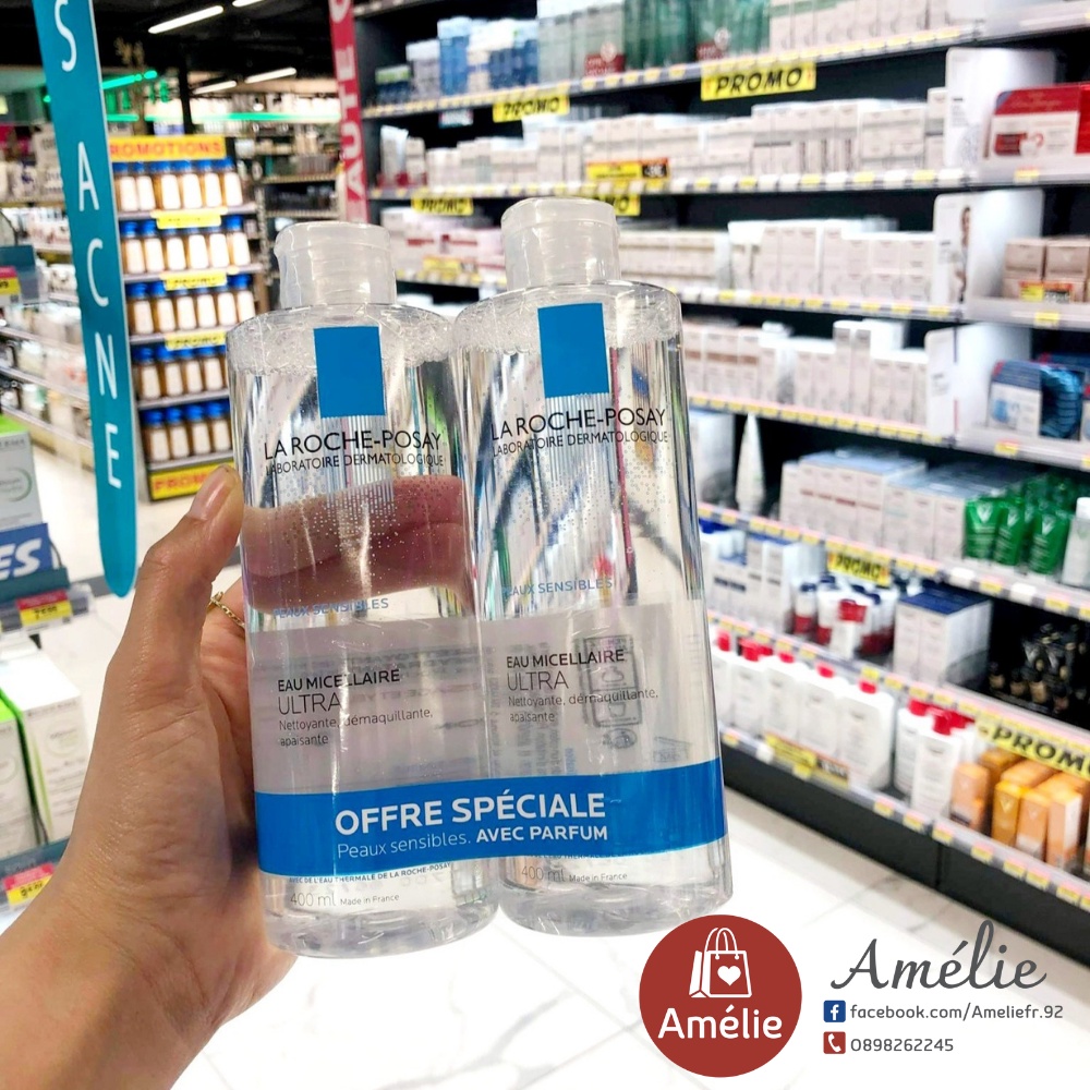 Nước tẩy trang La Roche - Posay Micellar Water Ultra Sensitive Skin làm sạch hàng ngày dành da nhạy cảm
