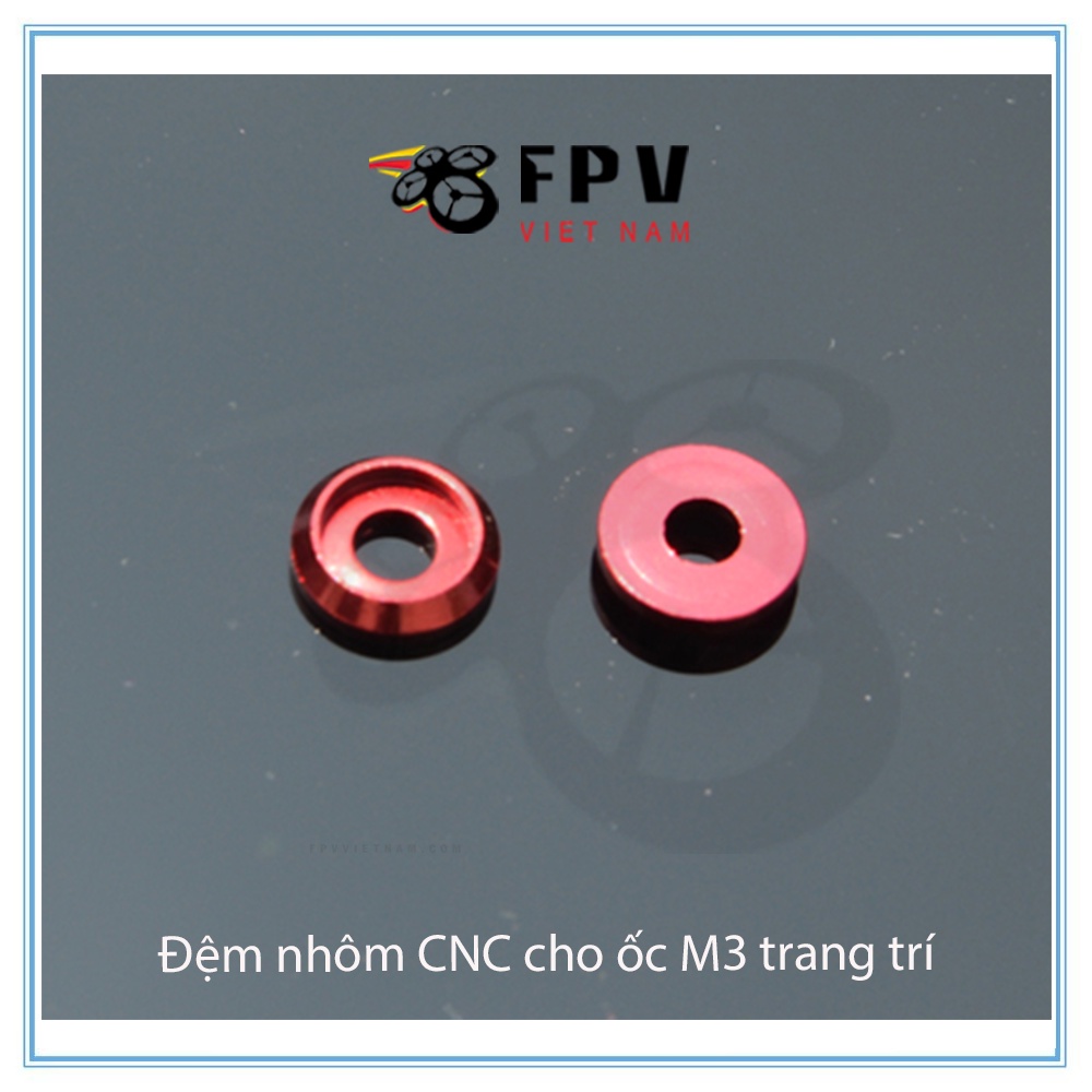 Đệm nhôm CNC cho ốc M3 trang trí