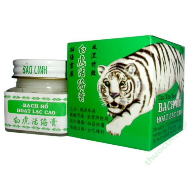 BẠCH HỔ HOẠT LẠC CAO lọ 20g