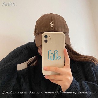 □┇♗Vỏ điện thoại iphone12promax apple 11 màu rắn xr silicone 8plus soft xs female 7p