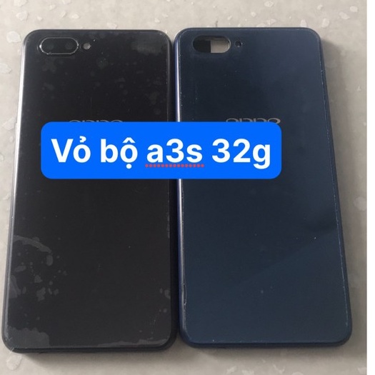 bộ vỏ op po a3s /32g lỗ trọc sim trên