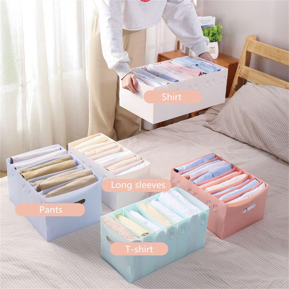 LONTIME Hộp Đựng Quần Áo Chia Ngăn Đa Năng Tiện Dụng