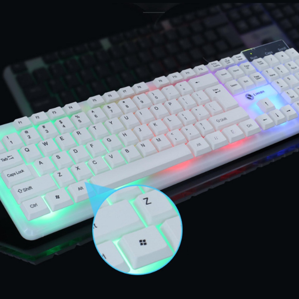 BÀN PHÍM GIẢ CƠ LED - bàn phím giả cơ VÀ CHUỘT GAMING