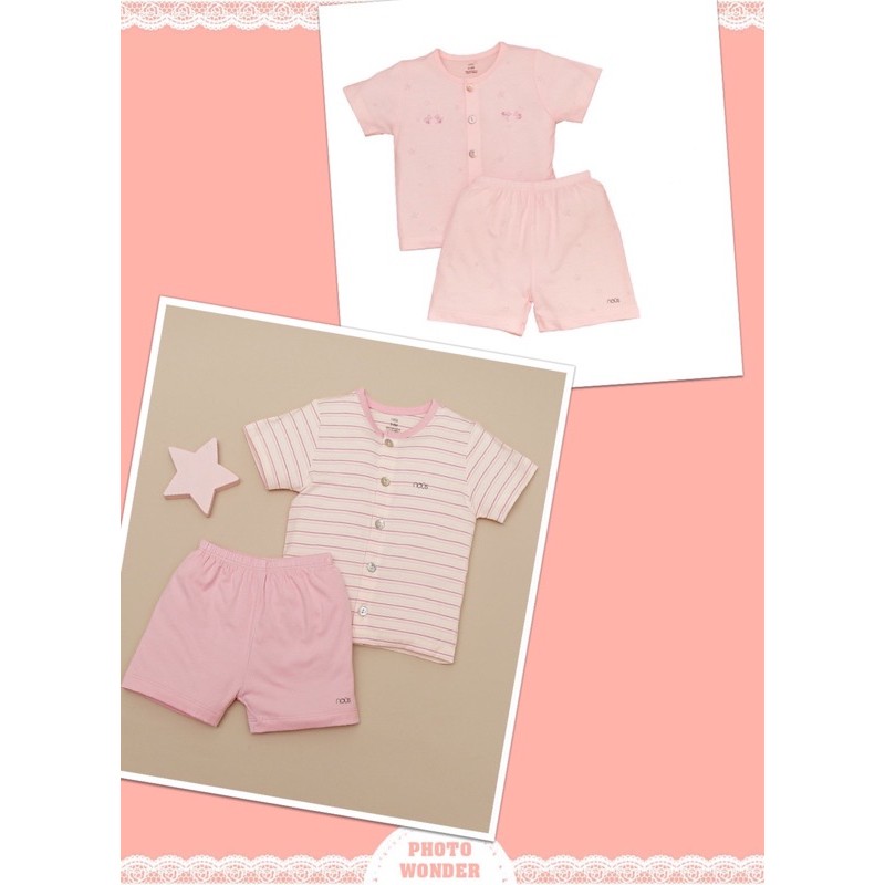 Nous Cài Thẳng Cộc Xanh Nhạt (Size 3-6 Tháng Đến 9-12 Tháng)