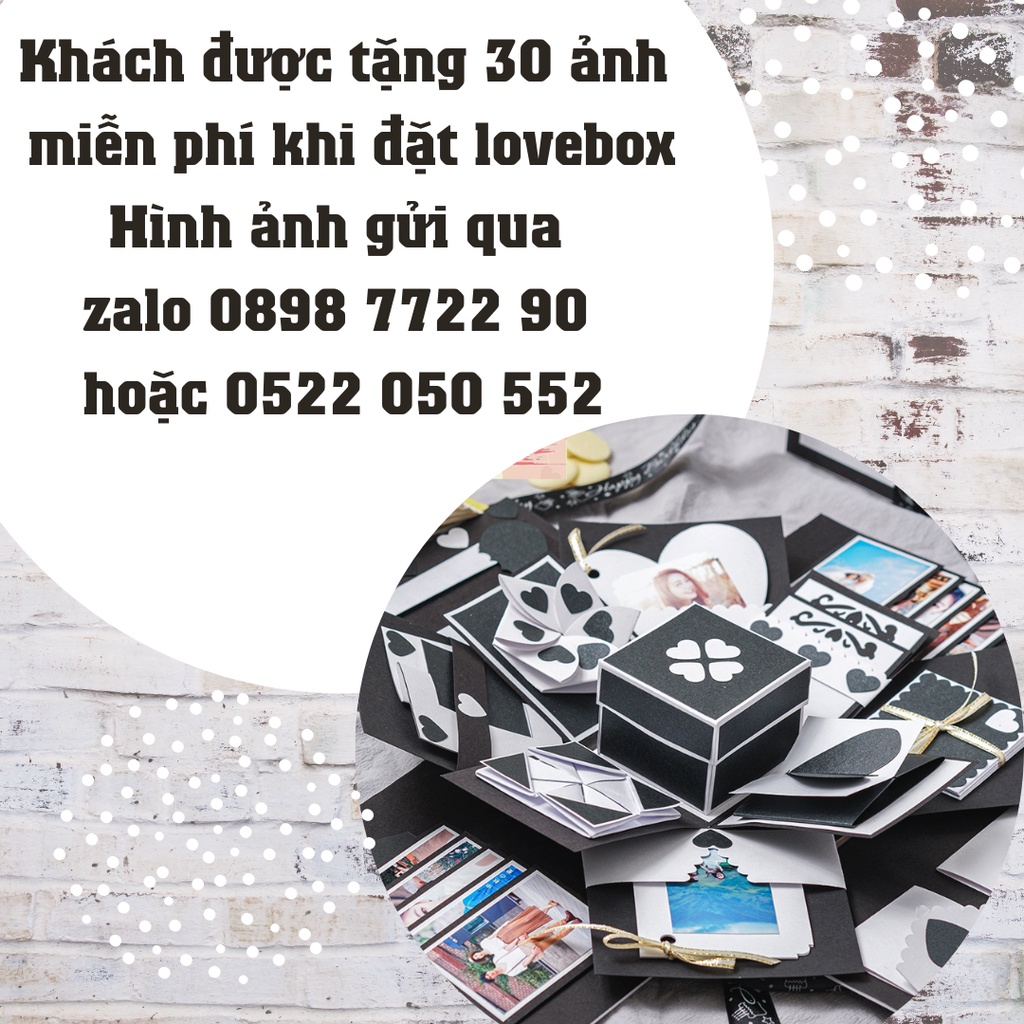 Hộp quà love box [ FREE SHIP]