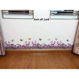 Decal dán chân tường kiểu mới