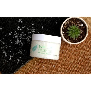 MUỐI TẮM SINH DƯỢC ECO 200g - Giảm Hăm tã, Chàm sữa, Rôm sảy...
