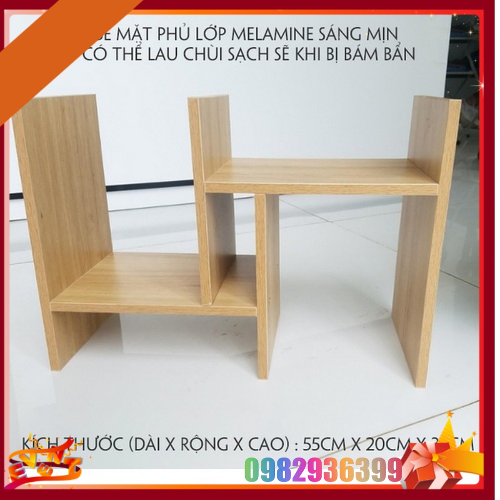 Giá Sách Để Bàn Để Đồ Lắp Ghép Đa Năng - Kệ Sách Gỗ Để Bàn Lắp Ghép Đa Năng – Kệ Gỗ Để Bàn Mini