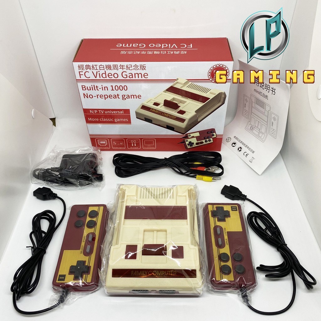 ☝Tặng Thêm 132 Trò Chơi - Giao Ngay☝ Máy Chơi Game FC Compact 4 Nút Có 500 Trò Thời Xưa 8X, 9X hiệu Flamily Computer