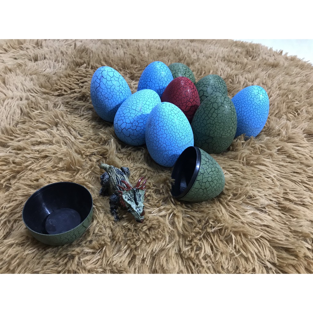 Bộ đồ chơi trứng khủng long mô hình nhưạ dẻo siêu bền