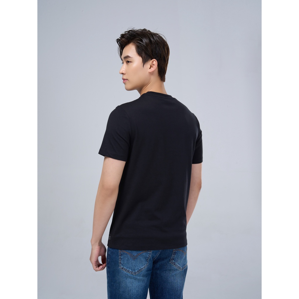 Áo Thun Nam Cộc tay YODY, Áo Phông Cổ Tròn T-Shirt Nam Vải Cotton USA Thấm Hút Mồ Hôi TSM5231