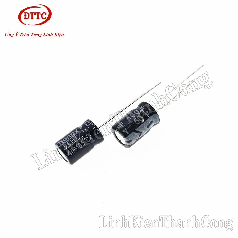 Bộ 2 Chiếc Tụ 100uF 50V (8x12mm)