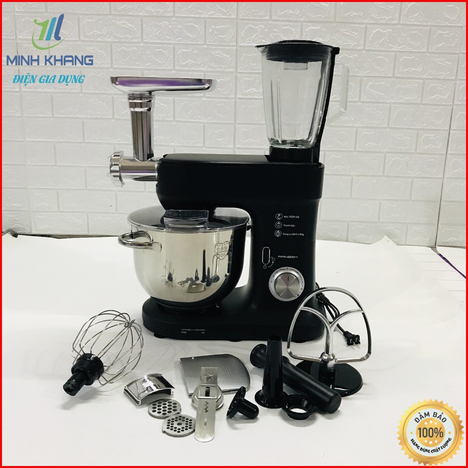 Máy Nhào Bột Đánh Trứng Xay thịt Xay sinh tố Ranbem 3 trong 1 Bảo hành 12 Tháng