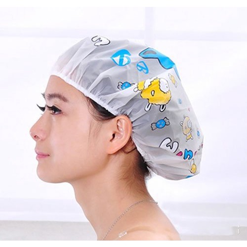 Mũ chụp tóc trong nhà tắm nhiều họa tiết/ Mũ chụp gội đầu khi tắm cho người lớn