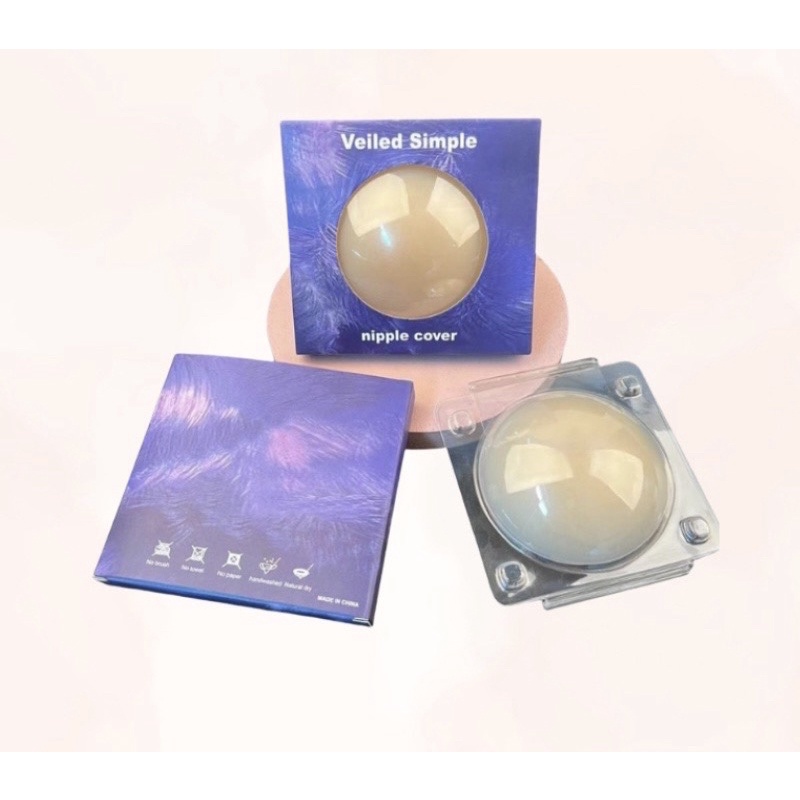 Miếng dán ngực silicon nhiệt tự thân không keo siêu dính bảo vệ nhũ hoa _ Miếng dán Ti Tàng Hình