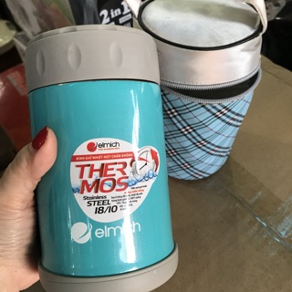 Bình giữ nhiệt/ ủ cháo Elmich 650ml