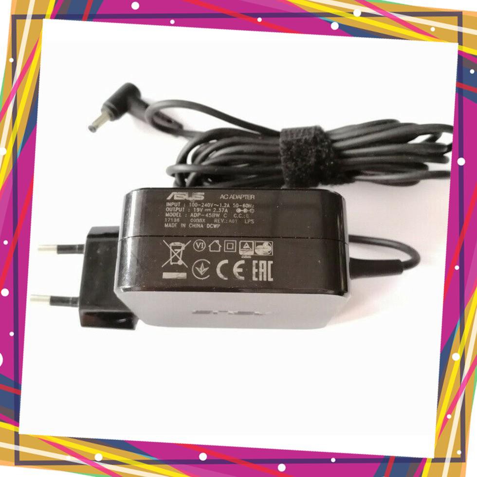 Sạc Laptop Asus X541 X441 X553 A540 X540 K401 E402 E502 VivoBook S14 19V – 2.37A sạc vuông ZIN chân nhỏ ZIN Chính Hãng