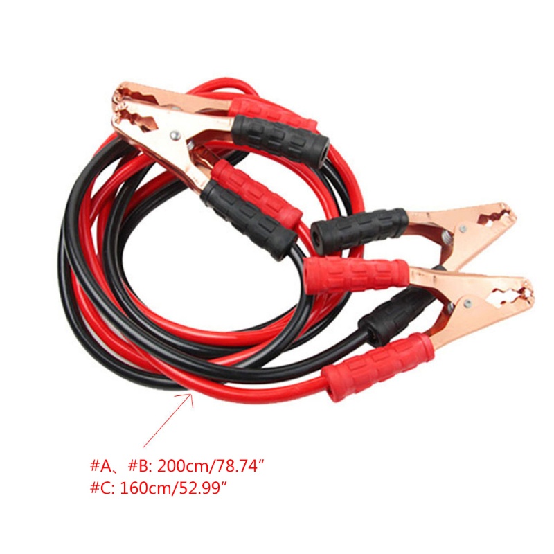 Dây Cáp Kẹp Cá Sấu Tăng Cường Ắc Quy Cho Xe Hơi Dài 3m 500a