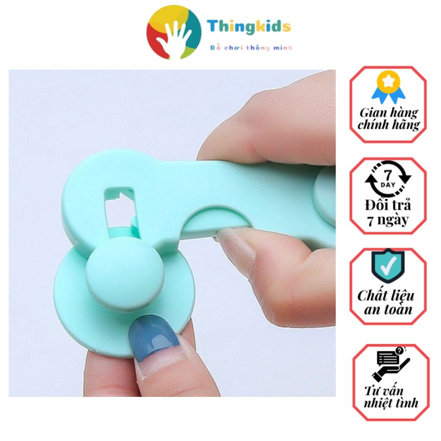 Đai gài khóa tủ lạnh, tủ đồ, bồn cầu an toàn cho trẻ nhỏ - Thingkids