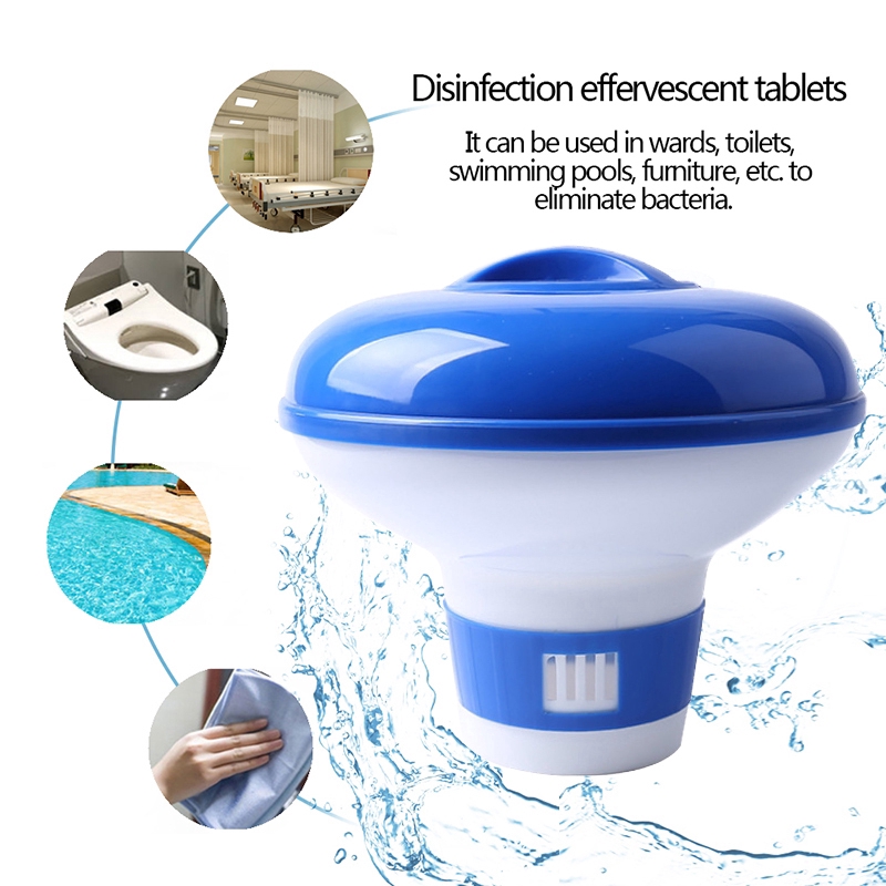 *IN Stock* Swimming Pool Large Capacity Jumbo Floater Floating Chlorine Dispenser Tablet Clean effervescent tablets royal1