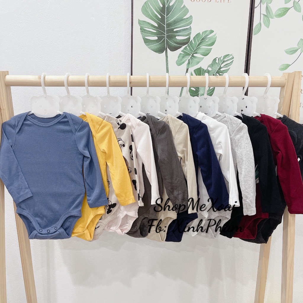 BODYSUIT HM DÀI TAY 7-9KG XUẤT DƯ XIN CHO BÉ TRAI/BÉ GÁI SIZE 9M
