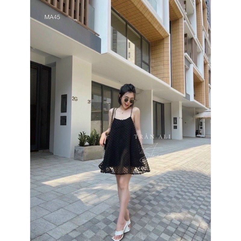 ĐẦM 2 DÂY👗👗👗TK HỞ LƯNG