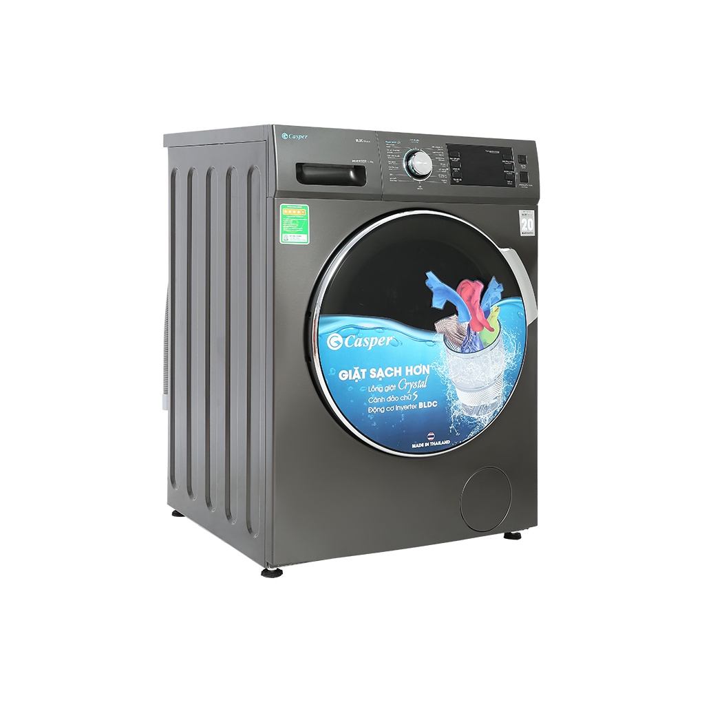 Máy giặt Casper Inverter 10.5 kg WF-105I150BGB - Bảo hành chính hãng 24 tháng.
