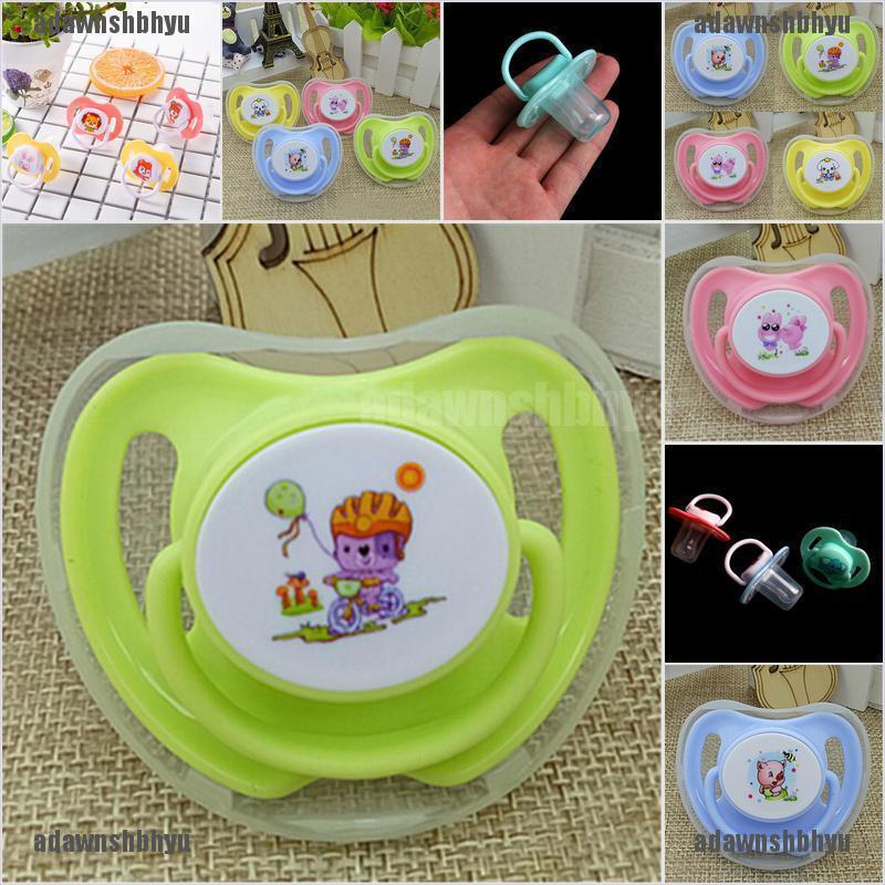 Núm ti giả hình tròn nhiều màu sắc cho bé sơ sinh