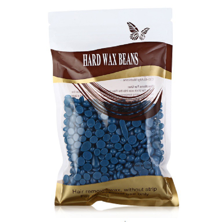 Sáp Wax Lông Hạt Đậu Hard Wax Bean 100Gr - Chuyên Dụng Tẩy Lông Toàn Thân Tay Chân Bikini Ria Mép